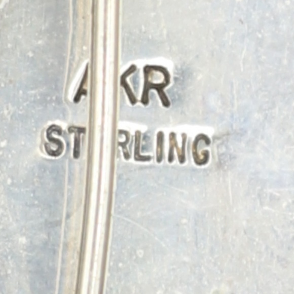Rare vintage Amy Kahn Russell AKR sterling silver carved  Vintage Amy Kahn Russell Pin/Pendant AKR silver